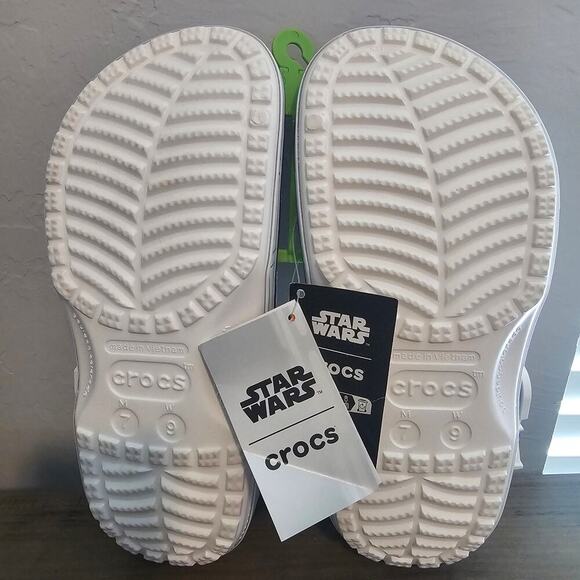 Star Wars R2-D2 Crocs Classic Clog W Sz 9 M7 White Droid SciFi Action Lucus Film main image 9